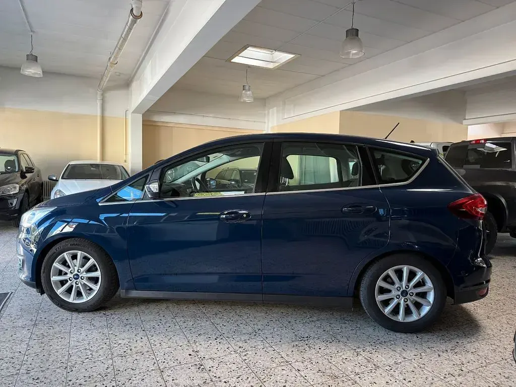 Gebraucht Ford C-MAX Titanium 125 PS (91 kW) 2017 Blau Van / Kleinbus