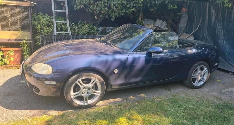 Blau Gebraucht 2002 Mazda MX5 Cabrio | 3.300 € (Superpreis) - Bild 1/4