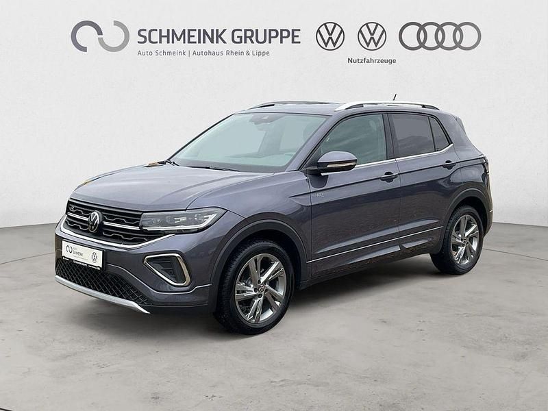 Rauchgrau metallic Gebraucht 2024 VW T-Cross R-line SUV | 28.980 € (Teuer) - Bild 1/4