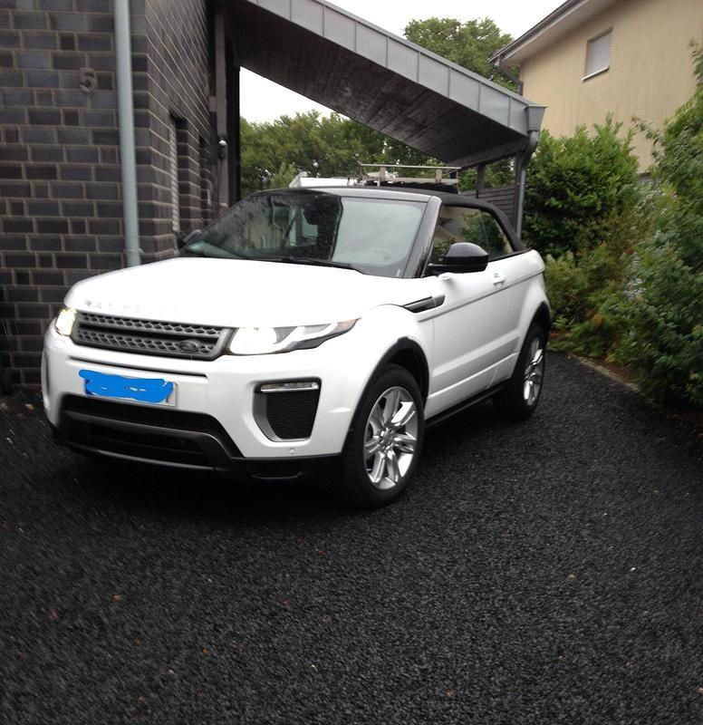 Weiß Gebraucht 2017 Land Rover Range Rover evoque Cabrio | 28.000 € (Teuer) - Bild 1/3