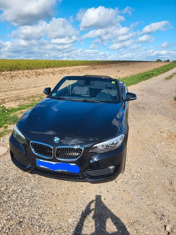 Schwarz Gebraucht 2017 BMW 218 M Sport Cabrio | 17.000 € (Superpreis) - Bild 1/4