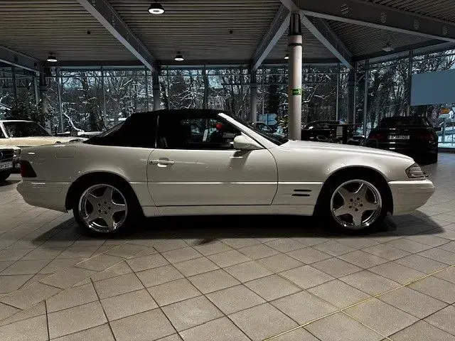 Gebraucht Mercedes SL500 306 PS (225 kW) 2000 Weiß Cabrio