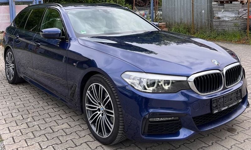 Blau Gebraucht 2019 BMW 520 M Sport Limousine | 24.999 € (Superpreis) - Bild 1/4