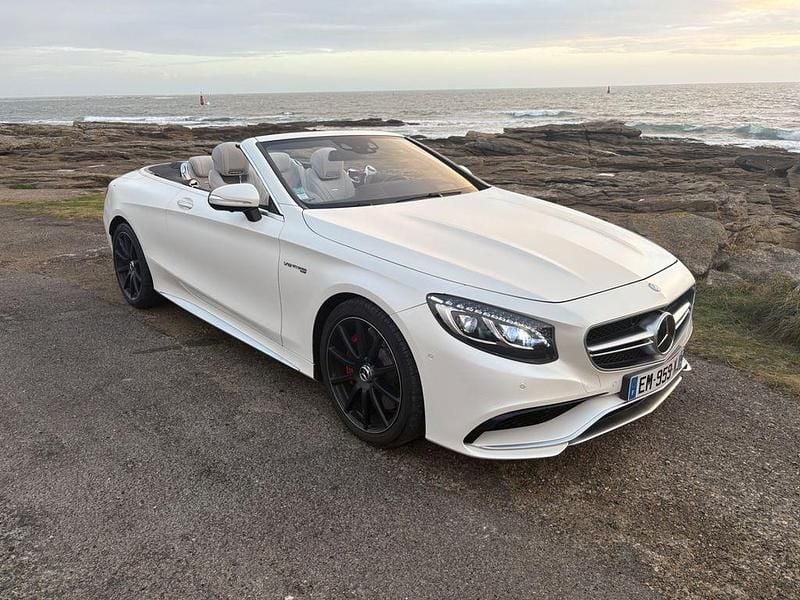 Weiß Gebraucht 2017 Mercedes S63 AMG AMG Cabrio | 99.000 € (Guter Preis) - Bild 1/4