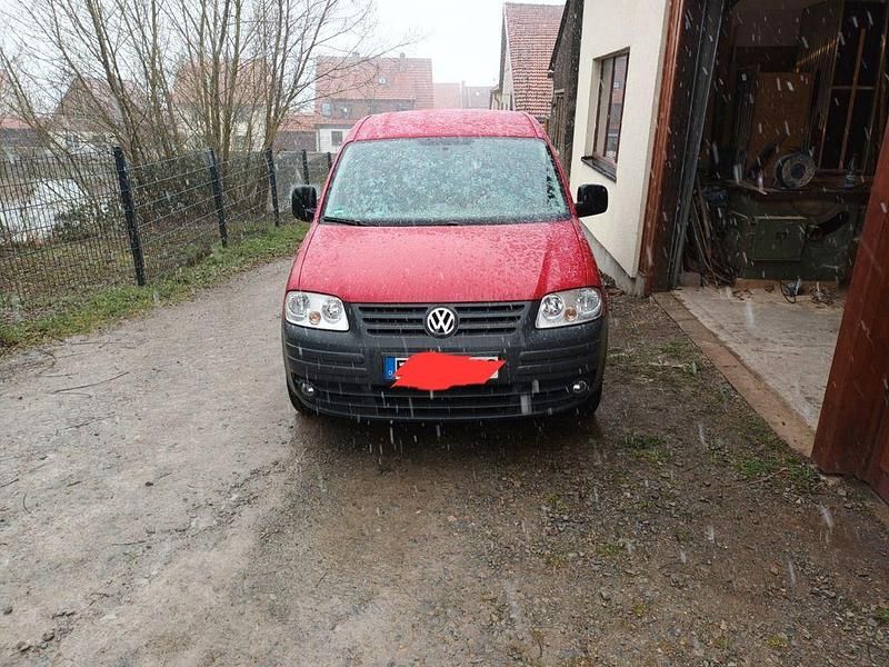 Gebraucht VW Caddy Maxi 105 PS (77 kW) 2009 Rot Van / Kleinbus