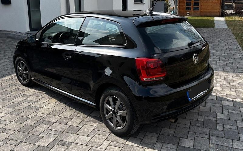 Gebraucht VW Polo Highline 90 PS (66 kW) 2010 Schwarz Kleinwagen