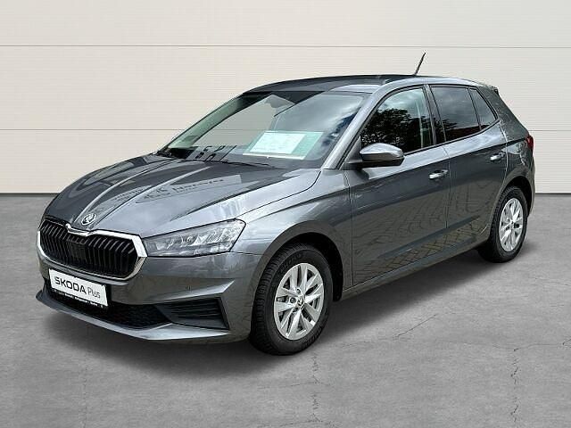 Gebraucht Skoda Fabia Ambition 95 PS (69 kW) 2023 Grau (graphite grau metallic) met. grau (graphite grau metallic) met. Kleinwagen