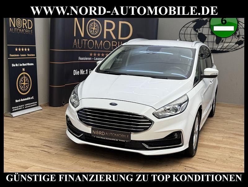 Weiß Gebraucht 2021 Ford S-MAX Titanium Van / Kleinbus | 15.980 € (Superpreis) - Bild 1/3