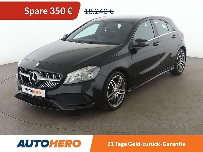 Schwarz Gebraucht 2018 Mercedes A180 AMG Limousine | 17.890 € (Fairer Preis) - Bild 1/3