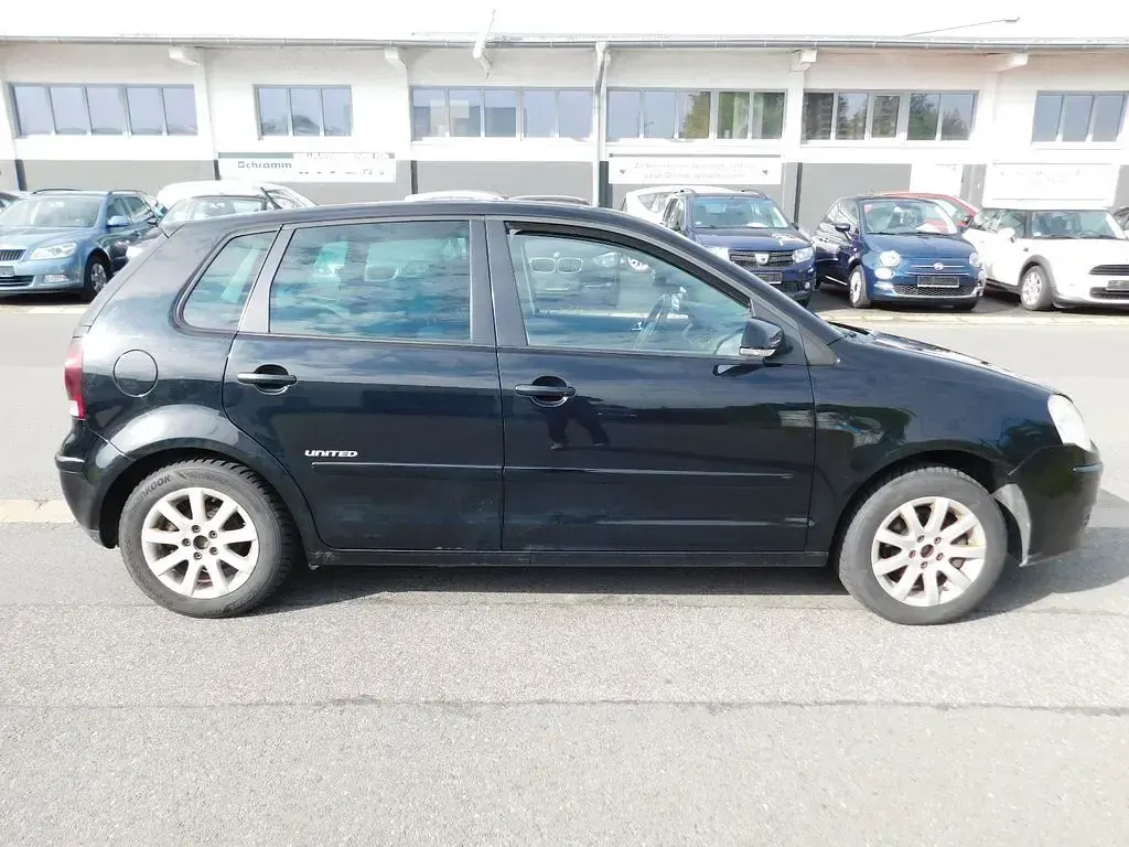 Używany VW Polo United 80 KM (58 kW) 2008 Czarny Hatchback