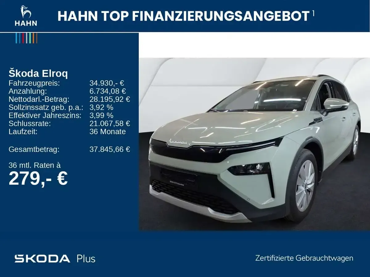 Gebraucht Skoda Elroq Loft 150 kW (204 PS) 2025 Timianogrün SUV