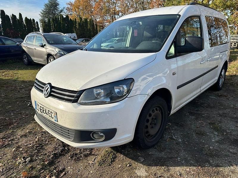 Weiß Gebraucht 2013 VW Caddy Maxi Comfortline Van / Kleinbus | 3.990 € (Superpreis) - Bild 1/4