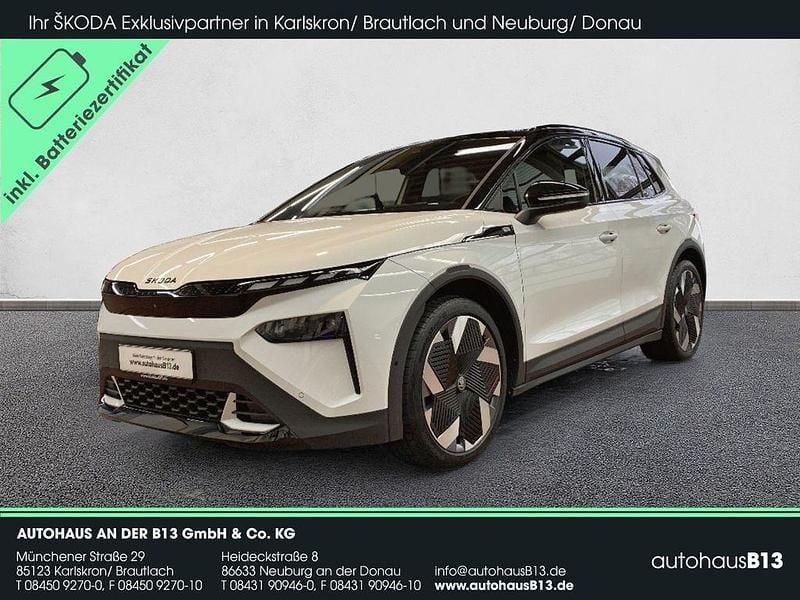 Gebraucht Skoda Elroq First Edition 210 kW (286 PS) 2025 Moonweiß perleffekt blackmagic perleffekt SUV