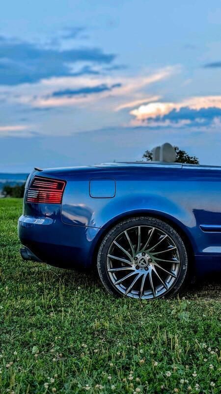 Blau Gebraucht 2003 Audi A4 Cabriolet Cabrio | 3.200 € (Superpreis) - Bild 1/4