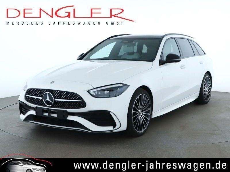 Weiß Gebraucht 2023 Mercedes C180 AMG line Limousine | 37.790 € (Fairer Preis) - Bild 1/4
