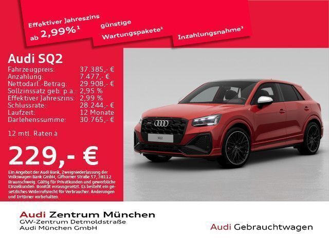 Tangorot metallic Gebraucht 2021 Audi SQ2 Ambiente SUV | 37.385 € (Fairer Preis) - Bild 1/2