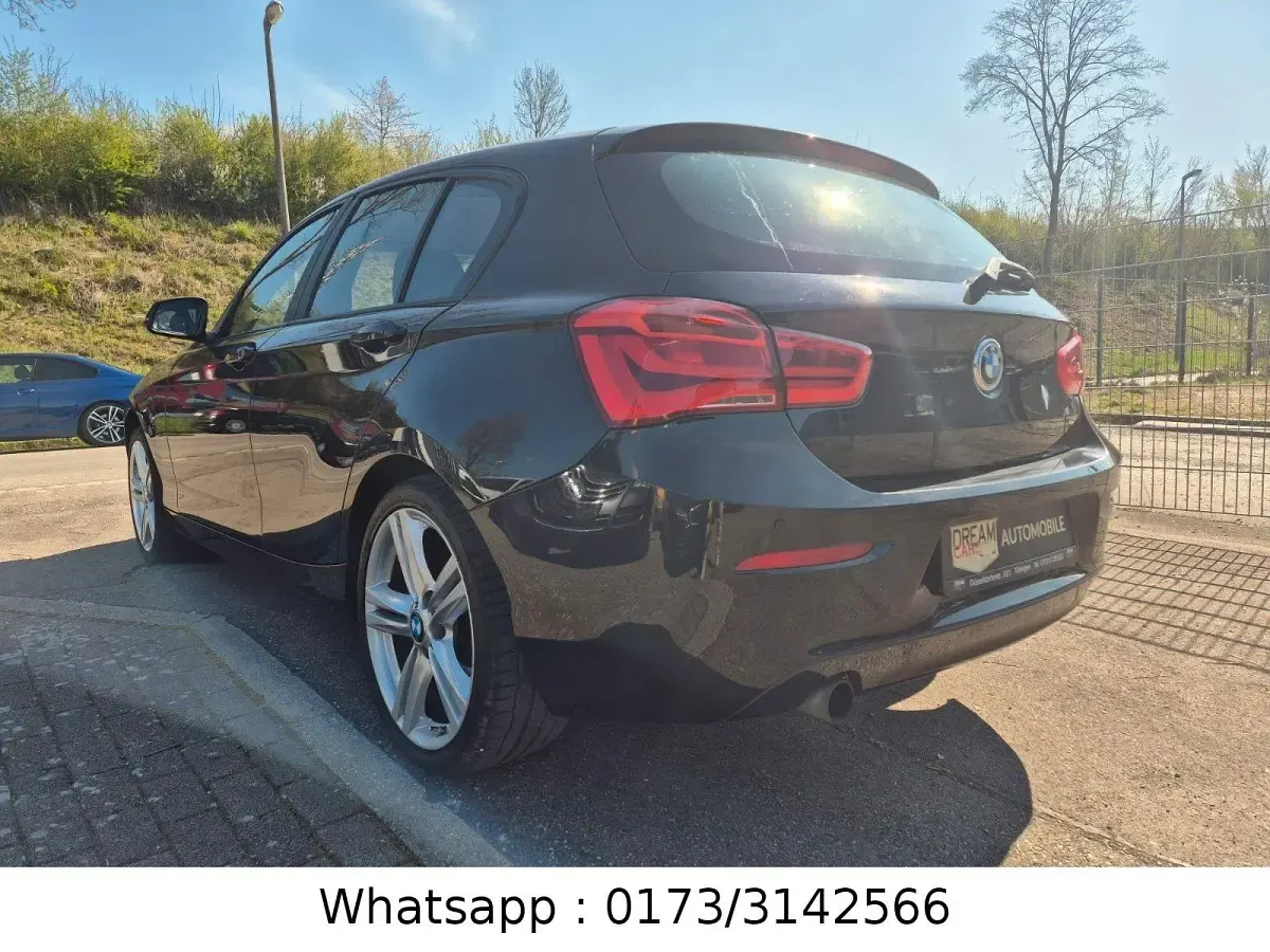 Gebraucht BMW 116 Advantage 109 PS (80 kW) 2016 Schwarz Kleinwagen