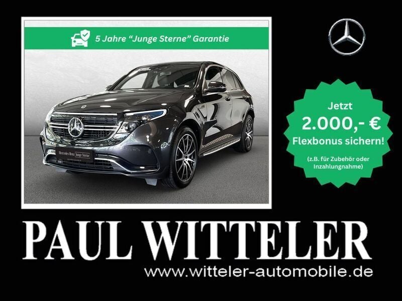 Designo selenitgrau magno Gebraucht 2020 Mercedes EQC400 AMG line SUV | 37.980 € (Fairer Preis) - Bild 1/4