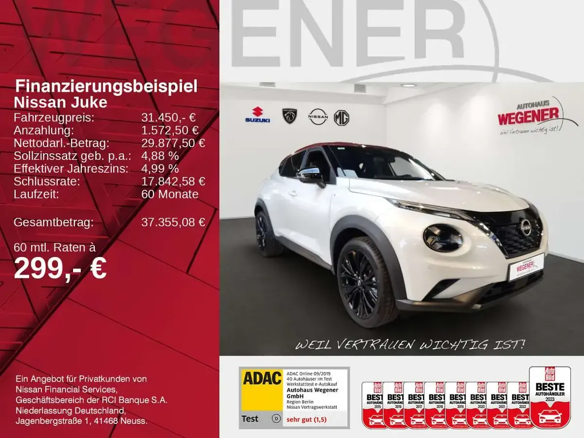 Gebraucht Nissan Juke 143 PS (105 kW) 2026 Weiß SUV