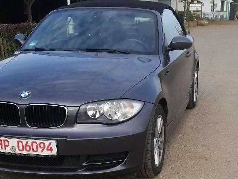 Sparkling graphite metallic Gebraucht 2008 BMW 118 Cabriolet Cabrio | 4.900 € (Guter Preis) - Bild 1/4