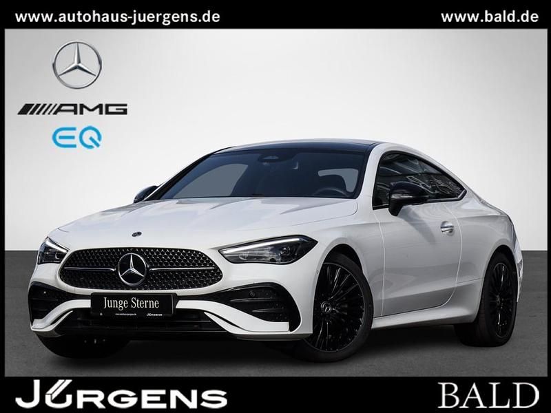 Weiss polarweiss Gebraucht 2024 Mercedes CLE200 AMG Coupé | 51.130 € (Guter Preis) - Bild 1/4