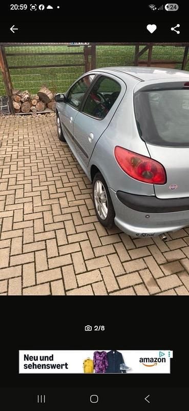 Gebraucht Peugeot 206 75 PS (55 kW) 2004 Blau Limousine