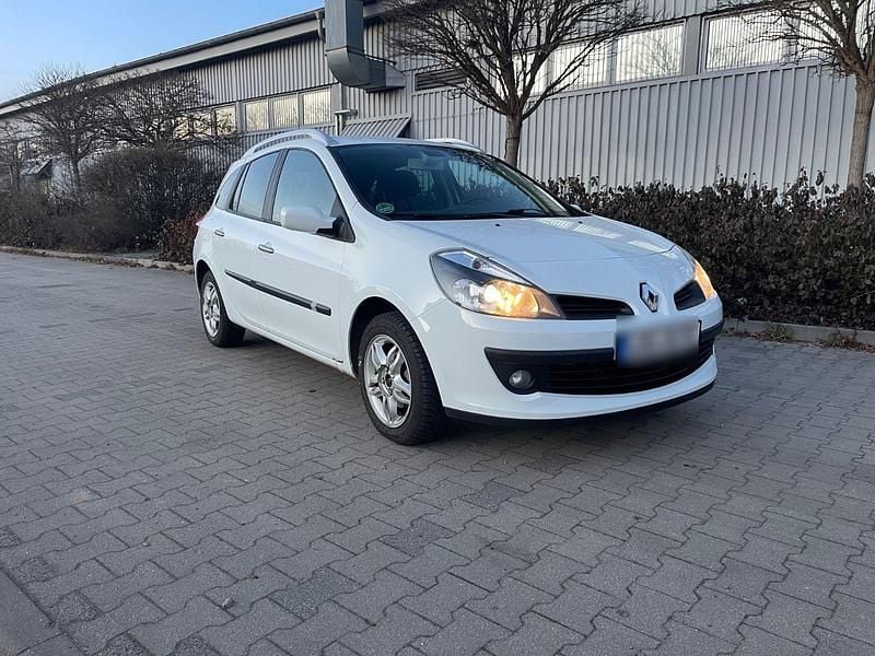 Gebraucht Renault Clio GrandTour Dynamique 101 PS (74 kW) 2008 Weiß Kombi