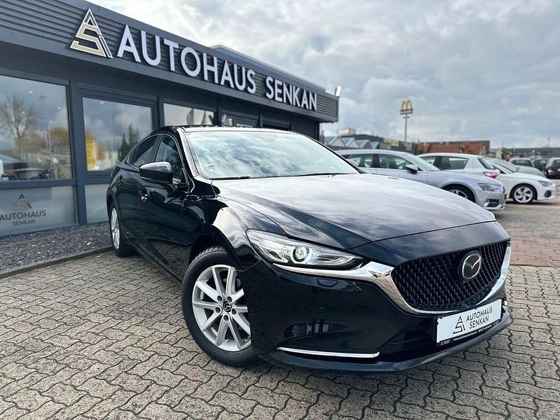 Jet black Gebraucht 2019 Mazda 6 Exclusive-Line Limousine | 20.290 € (Teuer) - Bild 1/4