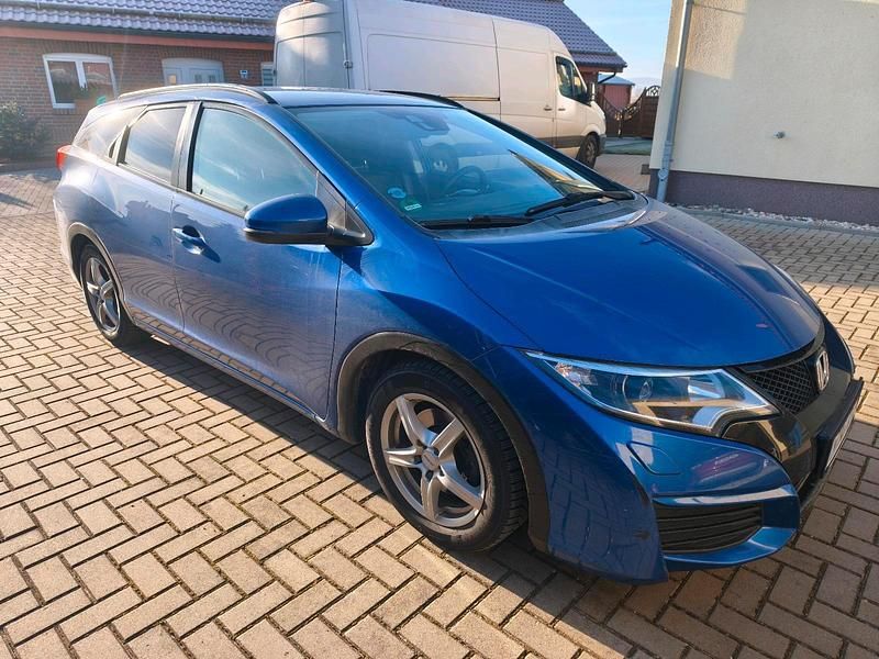 Blau Gebraucht 2015 Honda Civic Kombi | 10.200 € - Bild 1/4