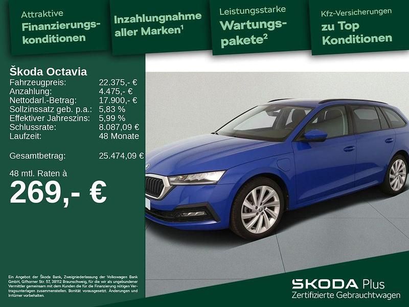 Energyblau Gebraucht 2022 Skoda Octavia Ambition Kombi | 22.375 € (Guter Preis) - Bild 1/4