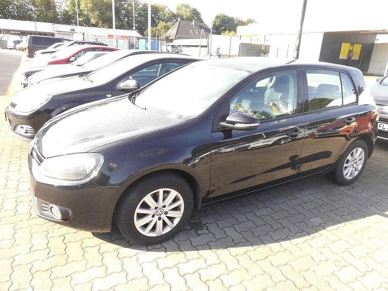 Gebraucht VW Golf VI Trendline 86 PS (63 kW) 2011 Schwarz Kleinwagen