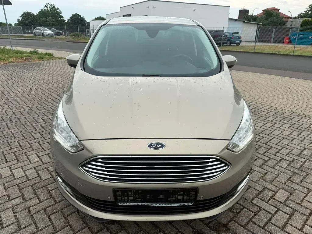 Gebraucht Ford C-MAX Titanium 125 PS (91 kW) 2017 Silber Van / Kleinbus