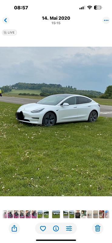 Weiß Gebraucht 2019 Tesla Model 3 Limousine | 20.900 € (Guter Preis) - Bild 1/4
