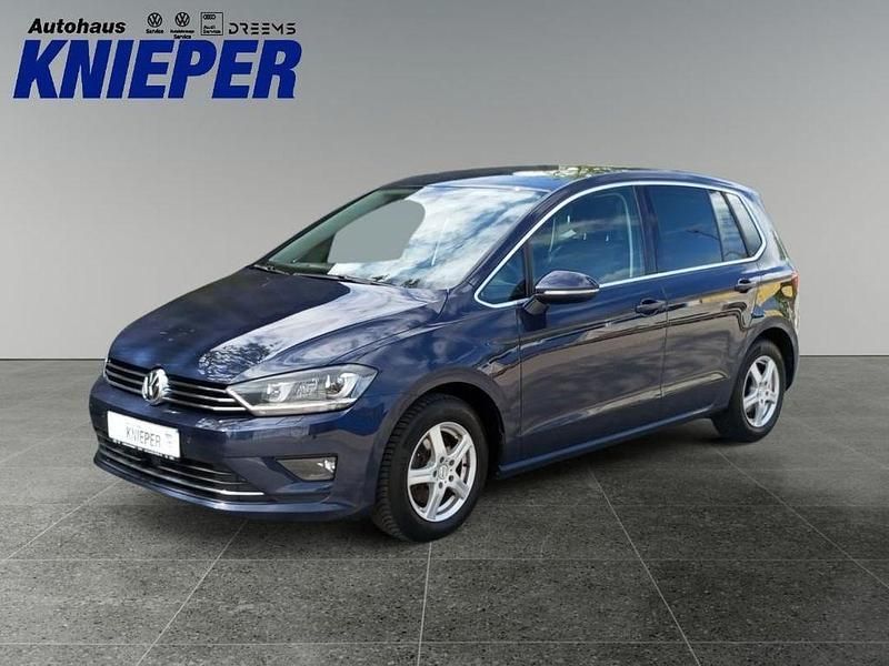 Blau Gebraucht 2014 VW Golf Sportsvan Highline Van / Kleinbus | 12.950 € (Fairer Preis) - Bild 1/4