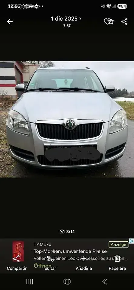 Gebraucht Skoda Fabia 69 PS (50 kW) 2008 Kombi