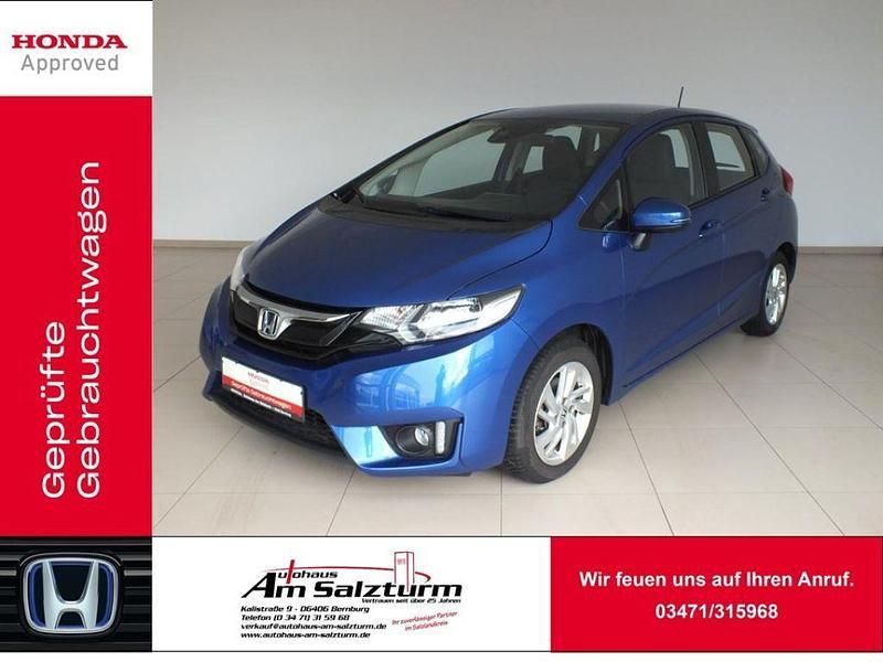 Brillant sporty blue metallic Gebraucht 2016 Honda Jazz Trend Kleinwagen | 10.750 € (Fairer Preis) - Bild 1/4