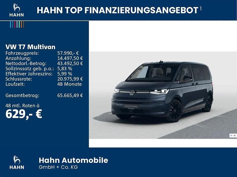 Gebraucht VW Multivan Style 150 PS (110 kW) 2024 Starlight blue metallic Van