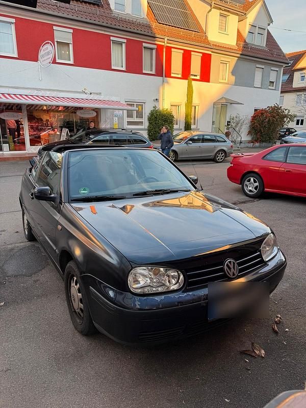 Schwarz Gebraucht 1999 VW Golf Cabriolet Classicline Cabrio | 700 € (Superpreis) - Bild 1/4