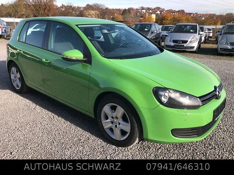 Gebraucht VW Golf VI Comfortline 110 PS (80 kW) 2009 Grün Kleinwagen