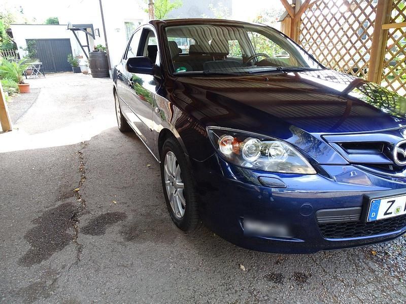 Blau Gebraucht 2008 Mazda 3 Limousine | 3.400 € (Fairer Preis) - Bild 1/4
