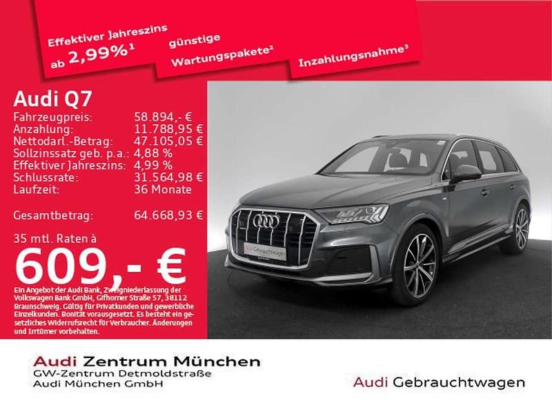 Gebraucht Audi Q7 Ambiente 286 PS (210 kW) 2021 Daytonagrau perleffekt SUV