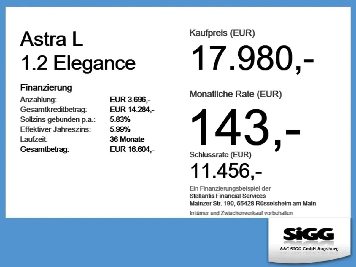 Gebraucht Opel Astra Elegance 131 PS (96 kW) 2023 Jade weiss Kleinwagen