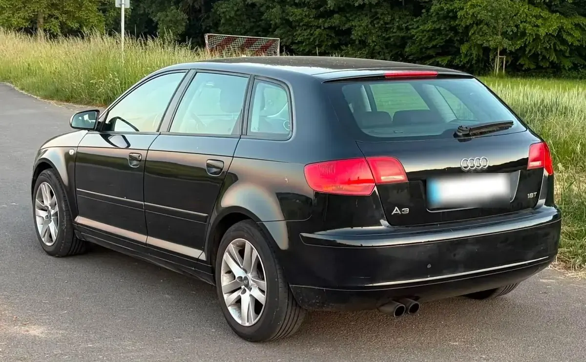 Gebraucht Audi A3 Sportback S-Line 160 PS (117 kW) 2008 Schwarz Kleinwagen