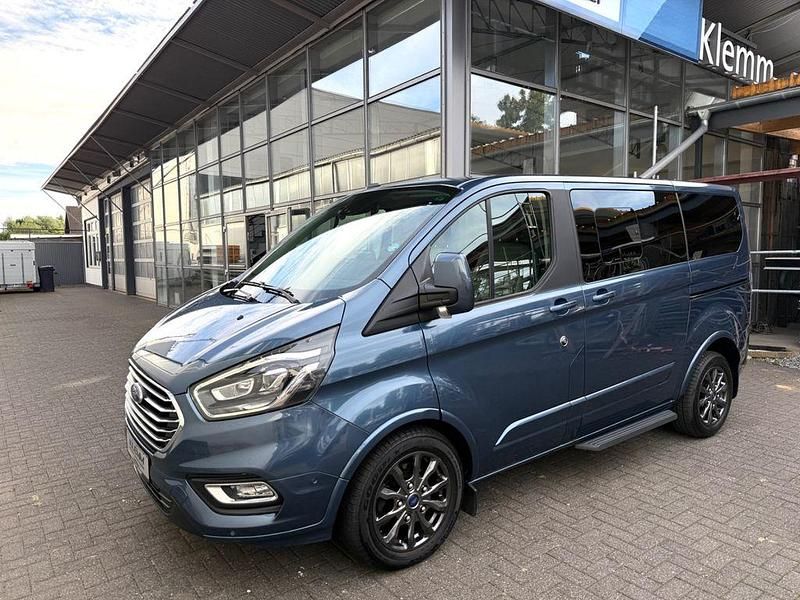 Blau Gebraucht 2021 Ford Tourneo Custom Titanium X Van / Kleinbus | 39.950 € (Guter Preis) - Bild 1/4