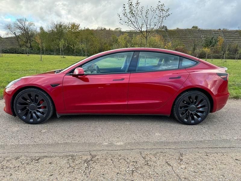 Gebraucht Tesla Model 3 Performance 377 kW (513 PS) 2021 Rot Limousine