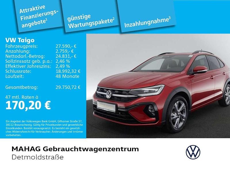Rot Gebraucht 2024 VW Taigo R-line SUV | 27.590 € (Fairer Preis) - Bild 1/2