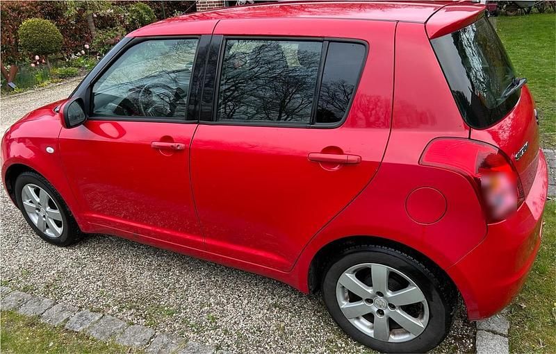 Brugt Suzuki Swift 92 HK (67 kW) 2007 Rød Hatchback