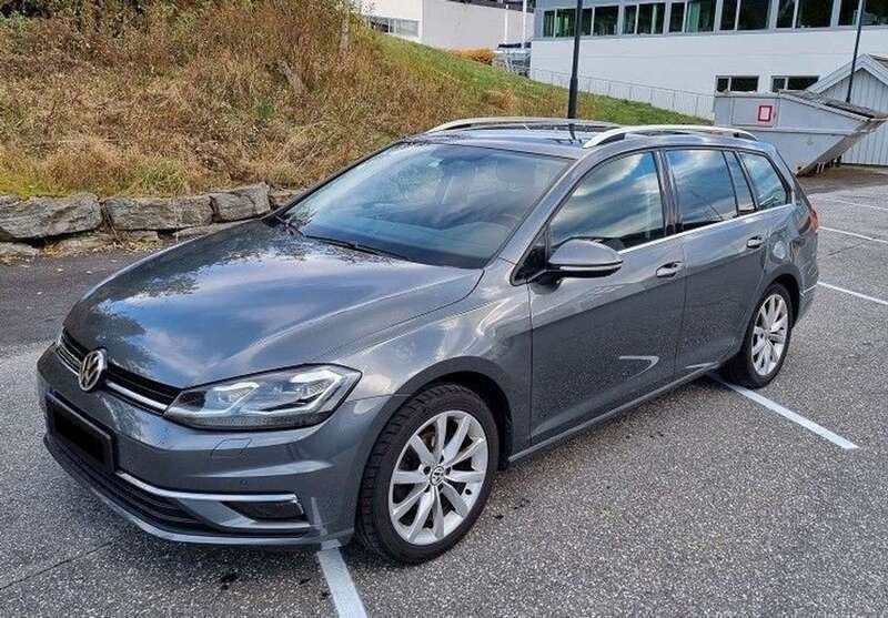 Grau Gebraucht 2019 VW Golf VII Highline Kombi | 13.890 € (Guter Preis) - Bild 1/4
