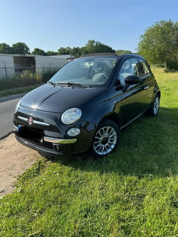 Schwarz Gebraucht 2013 Fiat 500C Lounge Cabrio | 5.800 € (Fairer Preis) - Bild 1/4
