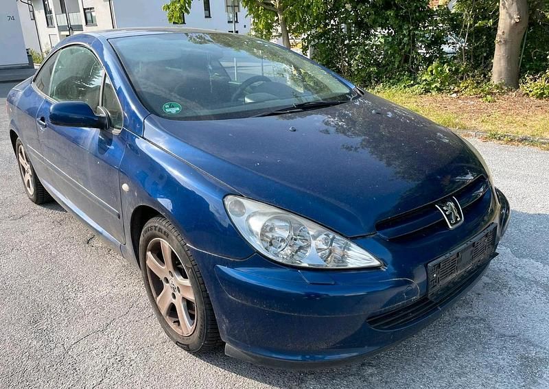 Blau Gebraucht 2004 Peugeot 307 CC Cabrio | 600 € (Superpreis) - Bild 1/4
